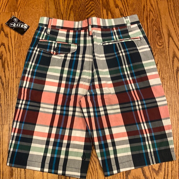 NWT Volcom Mens Shorts Plaid 29” Waist 10” Inseam NEW EASTER - Picture 4 of 10
